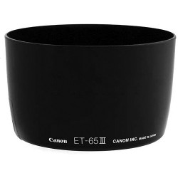 Canon ET-65 III Lens Hood for EF 85mm f/1.8, 100mm f/2.0, 135mm f/2.8 SF & 100-300mm f/4.5-5.6 Lenses Canon ET-65 III Lens Hood for EF 85mm f/1.8, 100mm f/2.0, 135mm f/2.8 SF & 100-300mm f/4.5-5.6 Lenses