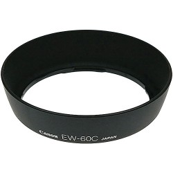 Canon EW-60C Lens Hood for Canon EF-S USM 18-55mm IS II, EF 28-80mm II, EF 28-90mm III, and EF-S 18-55mm USM Lenses Canon EW-60C Lens Hood for Canon EF-S USM 18-55mm IS II, EF 28-80mm II, EF 28-90mm III, and EF-S 18-55mm USM Lenses