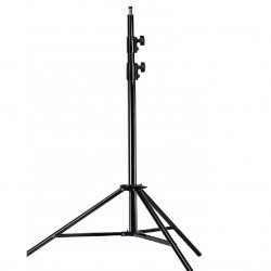 2.6M Spring-cushioned aluminium alloy studio light stand