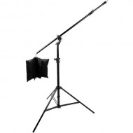 Heavy Duty Boom Stand with 5/8" reversible spigot and sandbag Heavy Duty Boom Stand with 5/8" reversible spigot and sandbag