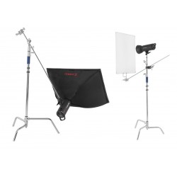 Jinbei CK-1 Heavy Duty Stainless Steel Studio Boom C Stand