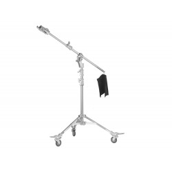 Jinbei M6 2-in-1 Steel Boom Stand with Junior receiver and roller wheels