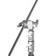 Jinbei CK-3 Heavy Duty Stainless Steel Studio C Stand with Grip Heads