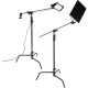 KUPO 40" Extension Grip Arm with Baby Hex Pin - BLACK