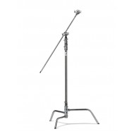 Kupo 40" Master Turtle Base C-Stand Kit (Stand, 2.5" Grip Head & 40" Grip Arm with Hex Stud) - Silver Kupo 40" Master Turtle Base C-Stand Kit (Stand, 2.5" Grip Head & 40" Grip Arm with Hex Stud) - Silver