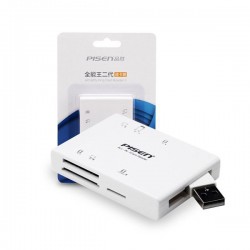 Pisen SD Card Reader USB 2.0 with Foldable USB Connector