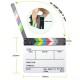 Colored Acrylic Slate ClapperBoard 