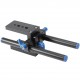 Neewer Universal Aluminum 15mm Rail Rod Support System High Riser DSLR Camera Mount 