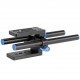 Neewer Universal Aluminum 15mm Rail Rod Support System High Riser DSLR Camera Mount 