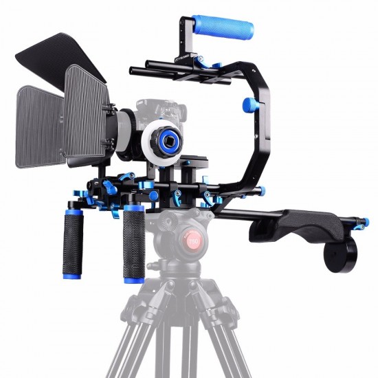 YELANGU D206 Camera Shoulder Rig for DSLRs and DV Cameras