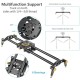 Neewer 120cm Carbon Fiber Camera Track Slider Video Stabilizer for DSLRs and Camcorders