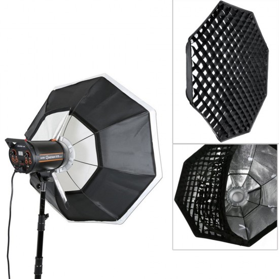 Godox 140cm Bowens mount Grid softbox for Strobes