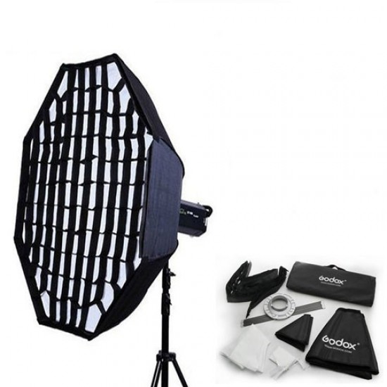 Godox 140cm Bowens mount Grid softbox for Strobes