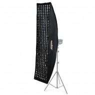 Godox 35x160cm (13.8"x 63") Bowens Mount Softbox with Honeycomb Grid for Strobes Godox 35x160cm (13.8"x 63") Bowens Mount Softbox with Honeycomb Grid for Strobes