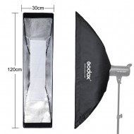 Godox 30x120 cm Bowens Mount Grid Strip softbox for Strobe Godox 30x120 cm Bowens Mount Grid Strip softbox for Strobe