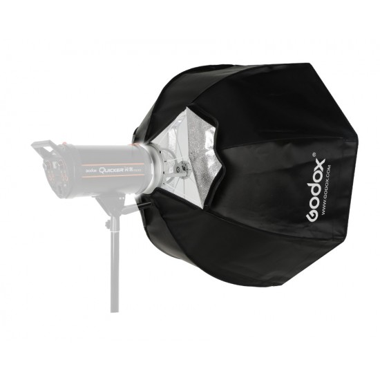Godox 120cm Quick Open Bowens Mount Softbox with Grid for Strobes