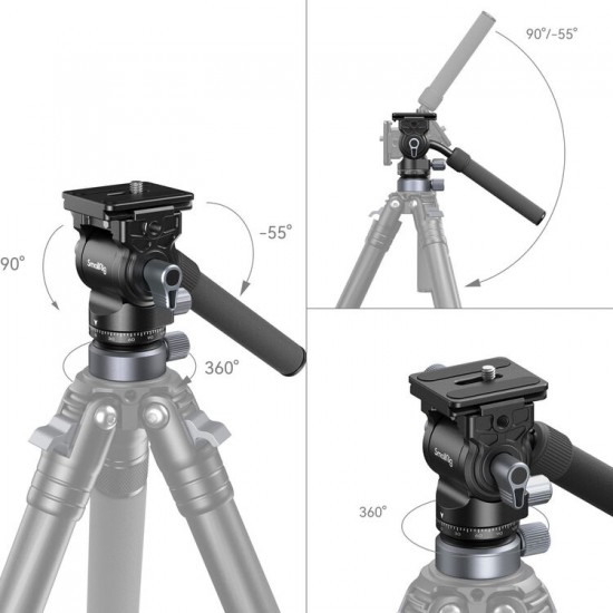 SmallRig CH20 Video Head with Leveling Base SmallRig CH20 Video Head with Leveling Base