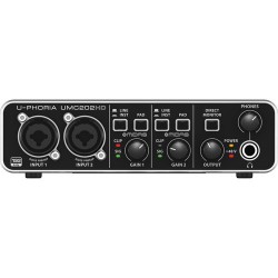 Behringer U-PHORIA UMC202HD - USB 2.0 Audio Interface  Behringer U-PHORIA UMC202HD - USB 2.0 Audio Interface