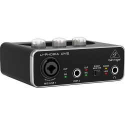 Behringer U-PHORIA UM2 2x2 USB Audio Interface Behringer U-PHORIA UM2 2x2 USB Audio Interface