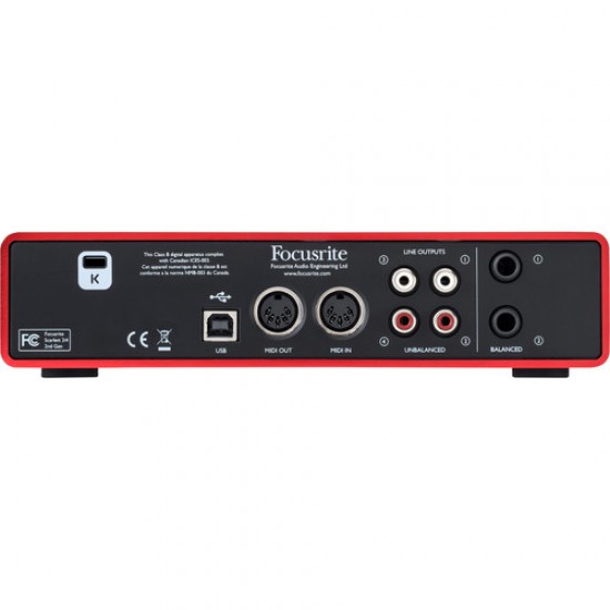 Focusrite Scarlett 2i4 (2nd Gen) USB Audio Interface