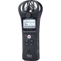 Zoom H1n 2-Input / 2-Track Digital Handy Recorder with Onboard X/Y Microphone (Black) Zoom H1n 2-Input / 2-Track Digital Handy Recorder with Onboard X/Y Microphone (Black)