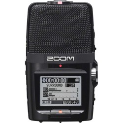 Zoom H2n 2-Input / 4-Track Portable Handy Recorder with Onboard 5-Mic Array Zoom H2n 2-Input / 4-Track Portable Handy Recorder with Onboard 5-Mic Array