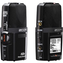 Zoom H2n 2-Input / 4-Track Portable Handy Recorder with Onboard 5-Mic Array Zoom H2n 2-Input / 4-Track Portable Handy Recorder with Onboard 5-Mic Array