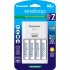 Panasonic Eneloop Rechargeable AA Ni-MH Pre-Charged Batteries with Charger (2000mAh, Pack of 4)
