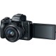 Canon EOS M50 Digital Mirrorless Camera with 15-45 mm STM Lens (Black)