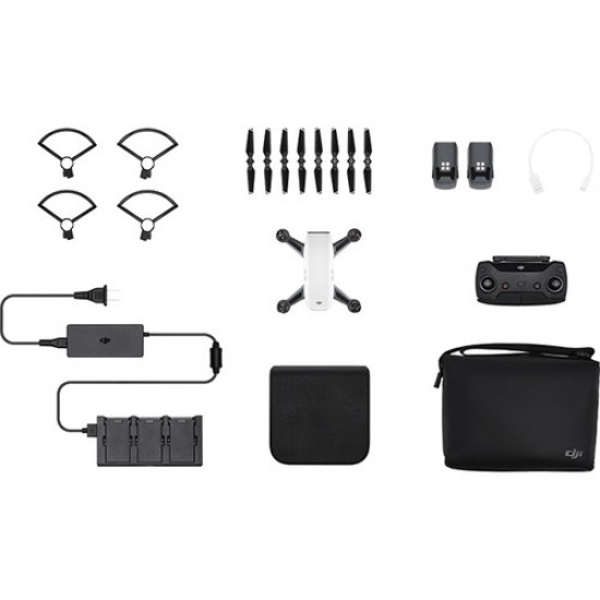 DJI Spark Quadcopter Fly More Combo (Alpine White) Drone