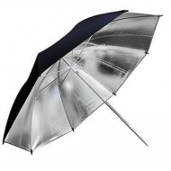 Godox 33"/84cm Reflective Black & Silver Umbrella Godox 33"/84cm Reflective Black & Silver Umbrella