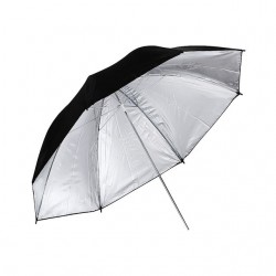 Godox 40"/101cm Reflective Black & Silver Umbrella Godox 40"/101cm Reflective Black & Silver Umbrella