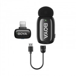 BOYA mini 2 1-Person Wireless Microphone System with Lightning Connector BOYA mini 2 1-Person Wireless Microphone System with Lightning Connector