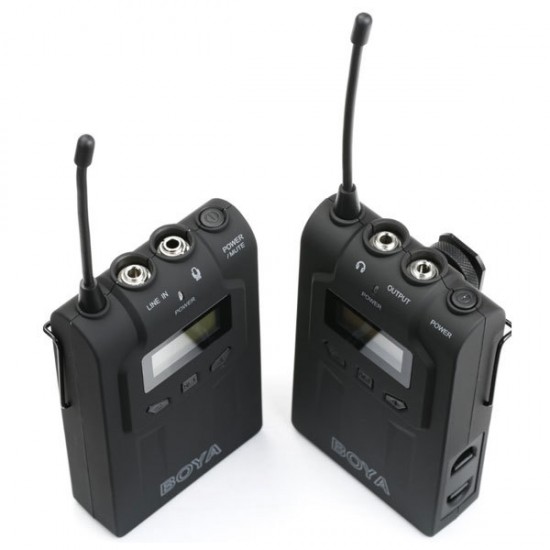 BOYA BY-WM6 UHF Wireless Lavalier Microphone Kit BOYA BY-WM6 UHF Wireless Lavalier Microphone Kit
