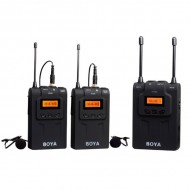 BOYA BY-WM8 Dual-Channel Wireless Lavalier Microphone Kit BOYA BY-WM8 Dual-Channel Wireless Lavalier Microphone Kit