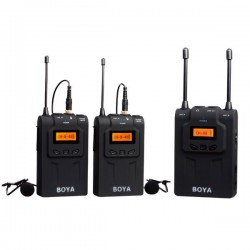 BOYA BY-WM8 Dual-Channel Wireless Lavalier Microphone Kit