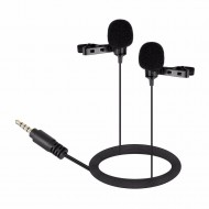 BOYA BY-LM400 Professional Clip-on Dual Omnidirectional Lavalier Mic for Smartphones BOYA BY-LM400 Professional Clip-on Dual Omnidirectional Lavalier Mic for Smartphones