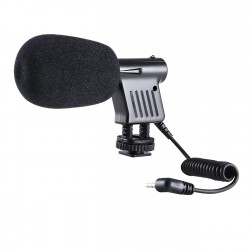 BOYA BY-VM01 Low Noise Directional Condenser Microphone with Shock Mount