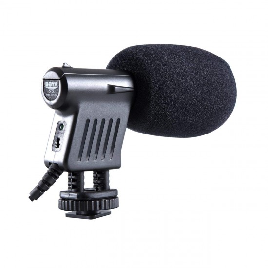 BOYA BY-VM01 Low Noise Directional Condenser Microphone with Shock Mount