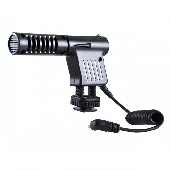 BOYA BY-VM01 Low Noise Directional Condenser Microphone with Shock Mount