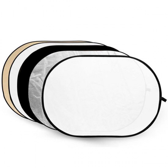 Godox 120cm x 180cm 5 in 1 Photography Reflector with Soft Gold Godox 120cm x 180cm 5 in 1 Photography Reflector with Soft Gold