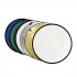 Godox 110cm 7 in 1 Collapsible Reflector Disc (Gold, Silver, Black, White, Translucent, Blue & Green Covers)