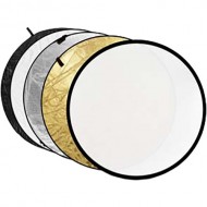 Godox 110cm 5 in 1 Collapsible Reflector Disc (Gold/Silver/Black/White/Translucent) Godox 110cm 5 in 1 Collapsible Reflector Disc (Gold/Silver/Black/White/Translucent)