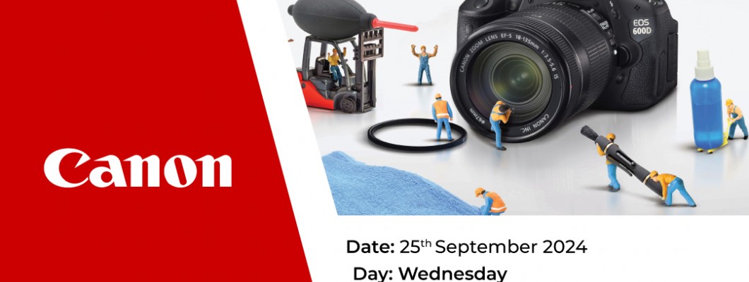 Free Check and Clean for all Canon products