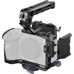 SmallRig 4183B Camera Cage Kit with V-Lock Battery Plate and Top Handle for Sony FX30/FX3