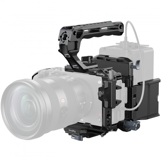 SmallRig 4183B Camera Cage Kit with V-Lock Battery Plate and Top Handle for Sony FX30/FX3 SmallRig 4183B Camera Cage Kit with V-Lock Battery Plate and Top Handle for Sony FX30/FX3