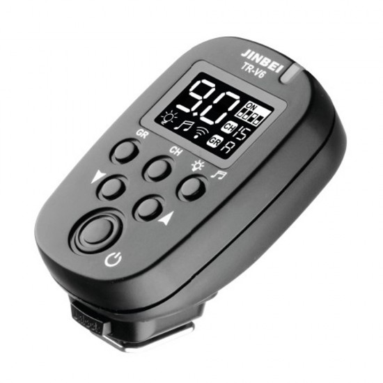 Jinbei TR-V6 Wireless Flash Trigger Transmitter With Group Control for JINBEI SPARK III-400 