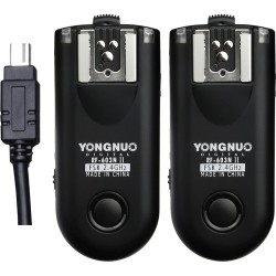 Yongnuo RF-603N II Wireless Flash Trigger Kit for Nikon Yongnuo RF-603N II Wireless Flash Trigger Kit for Nikon