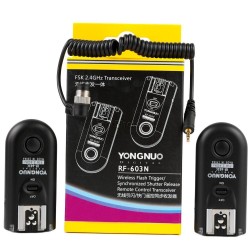 Yongnuo RF-603N II Wireless Flash Trigger Kit for Nikon Yongnuo RF-603N II Wireless Flash Trigger Kit for Nikon
