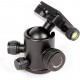 QZSD Q02 Camera Photography Tripod Head with Swivel Ball and Quick Release Plate